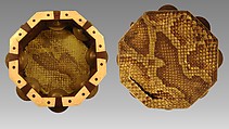 Bajiao Gu, Wood, snake skin, ivory., Chinese